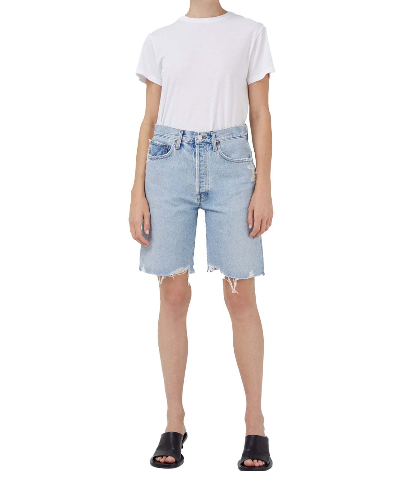 Ira Mid Rise Loose Short in Verve 1
